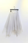 Marc Le Bihan 2590 Collection of Triple Tulle Silk Skirts Handmade in France MLB-2590-BAI White